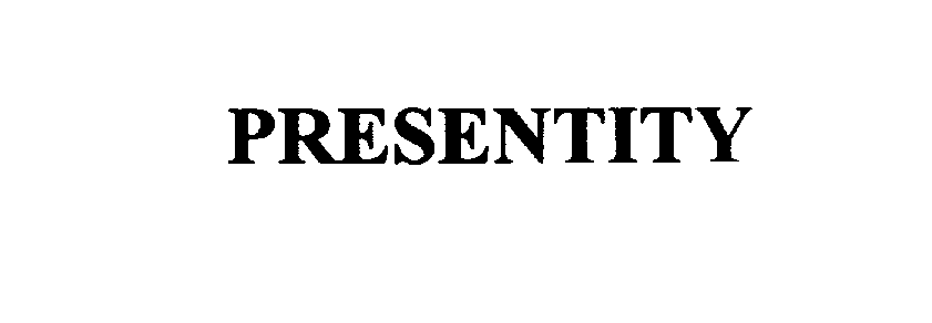 Trademark Logo PRESENTITY