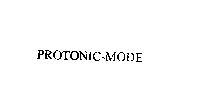 Trademark Logo PROTONIC-MODE