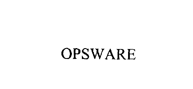 Trademark Logo OPSWARE
