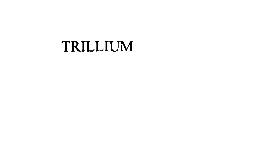 Trademark Logo TRILLIUM