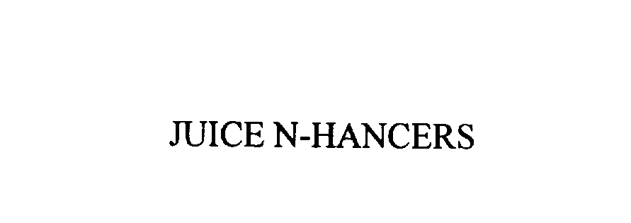 Trademark Logo JUICE N-HANCERS
