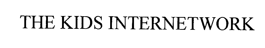 Trademark Logo THE KIDS INTERNETWORK