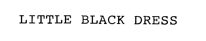 Trademark Logo LITTLE BLACK DRESS