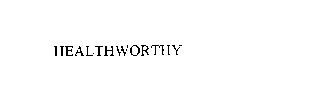  HEALTHWORTHY