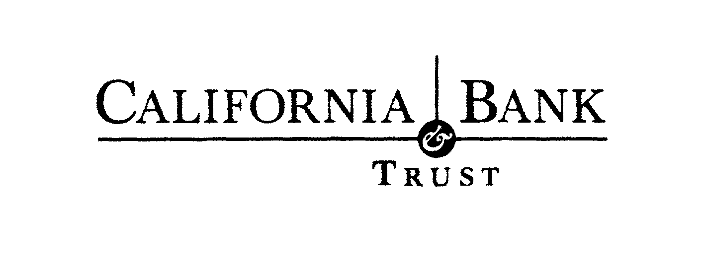  CALIFORNIA BANK &amp; TRUST
