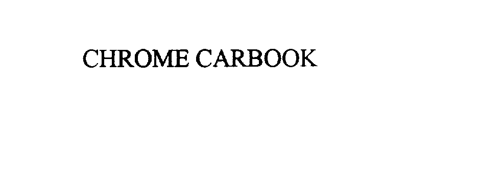  CHROME CARBOOK