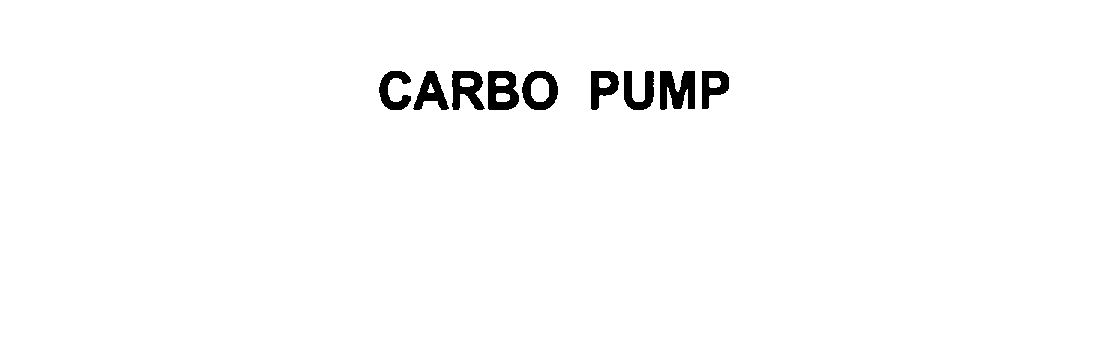  CARBO PUMP