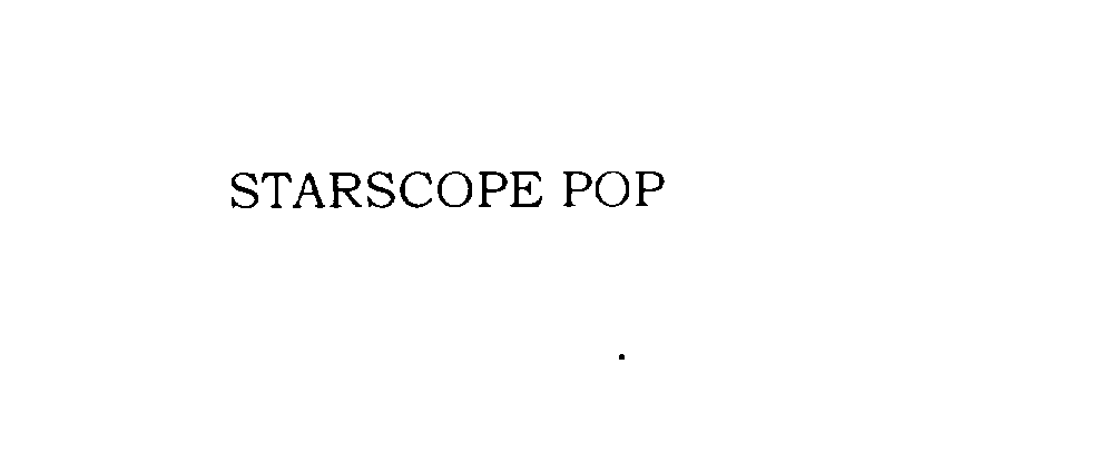  STARSCOPE POP