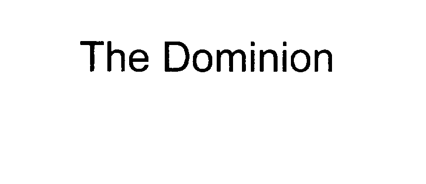 Trademark Logo THE DOMINION