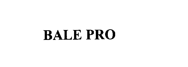  BALE PRO