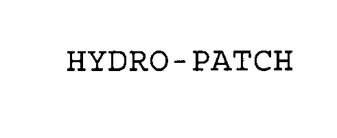 Trademark Logo HYDRO-PATCH