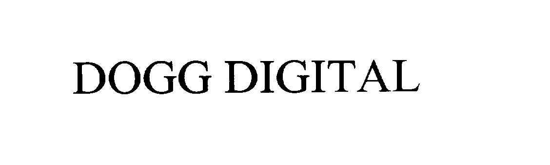 Trademark Logo DOGG DIGITAL