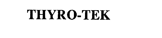 Trademark Logo THYRO-TEK