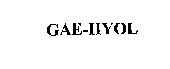 Trademark Logo GAE-HYOL