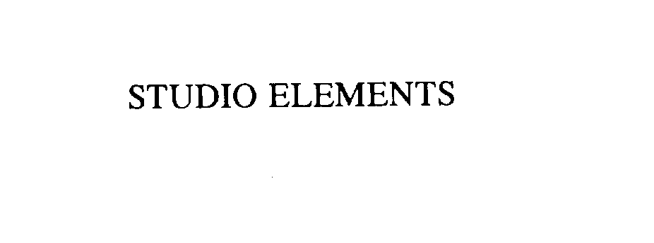  STUDIO ELEMENTS