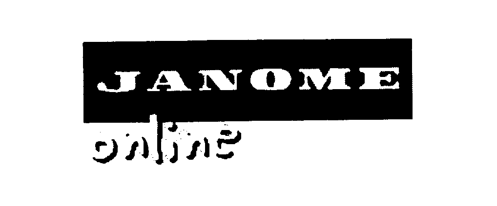 Trademark Logo JANOME ONLINE