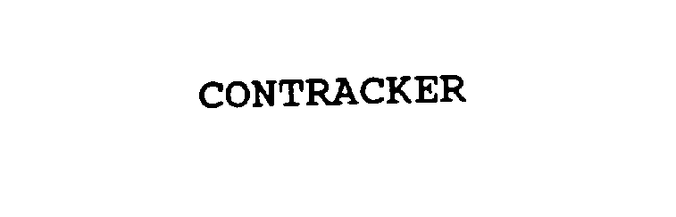 Trademark Logo CONTRACKER