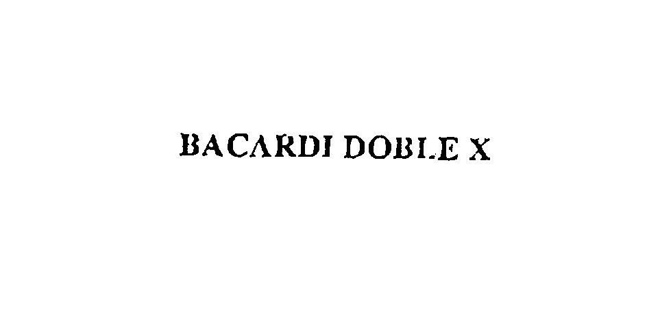  BACARDI DOBLE X