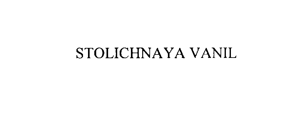  STOLICHNAYA VANIL