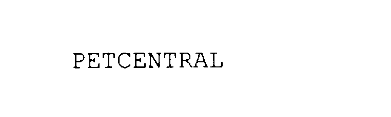 Trademark Logo PETCENTRAL