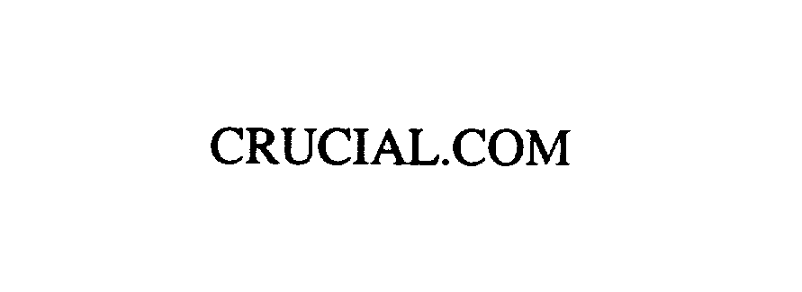 Trademark Logo CRUCIAL.COM