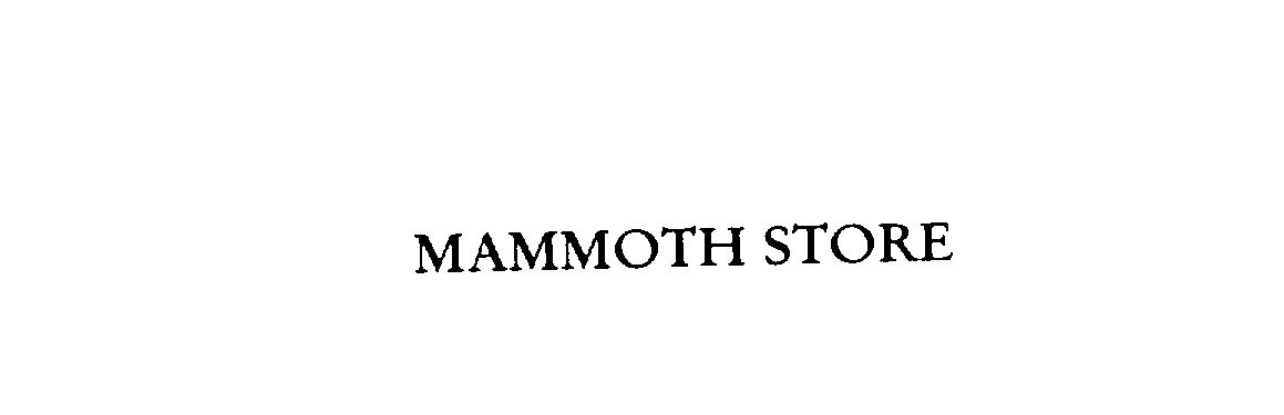  MAMMOTH STORE