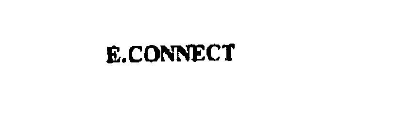 Trademark Logo E.CONNECT
