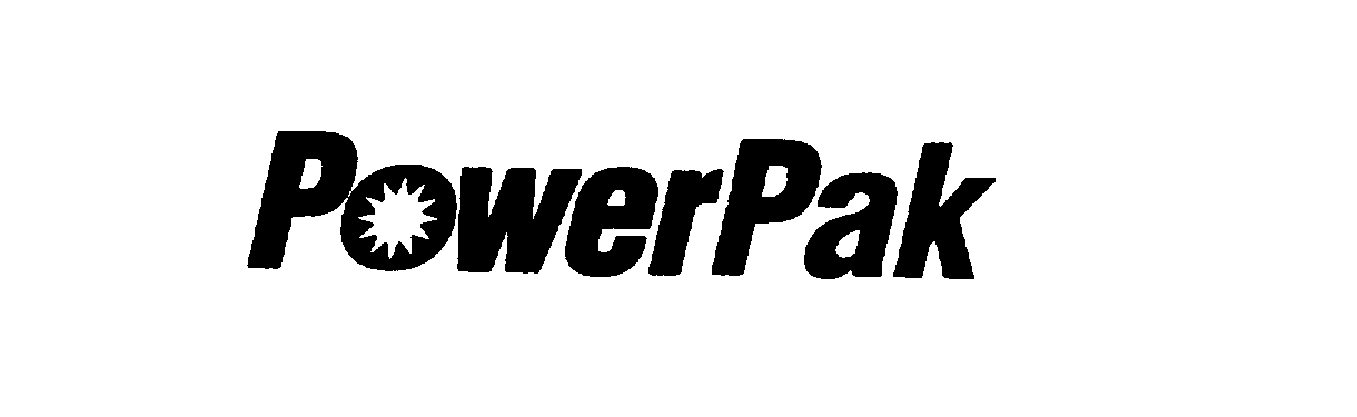 Trademark Logo POWERPAK