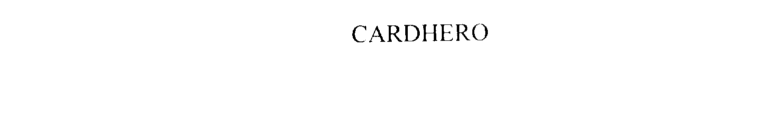 Trademark Logo CARDHERO