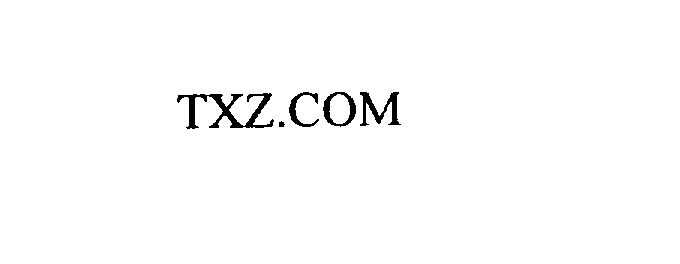 Trademark Logo TXZ.COM