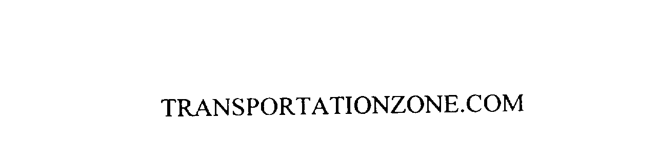 Trademark Logo TRANSPORTATIONZONE.COM