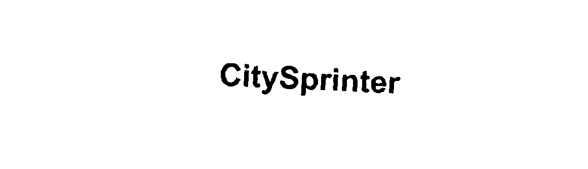  CITYSPRINTER