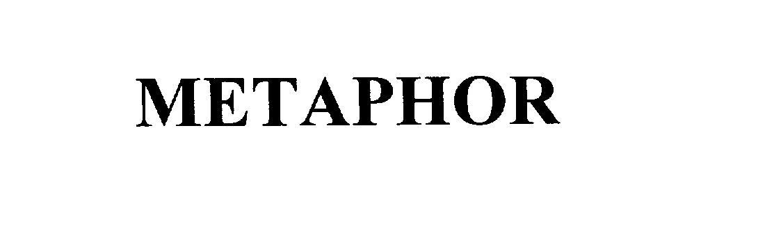 Trademark Logo METAPHOR