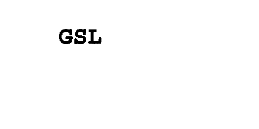 Trademark Logo GSL