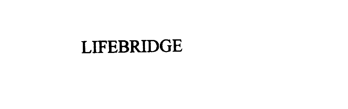 Trademark Logo LIFEBRIDGE