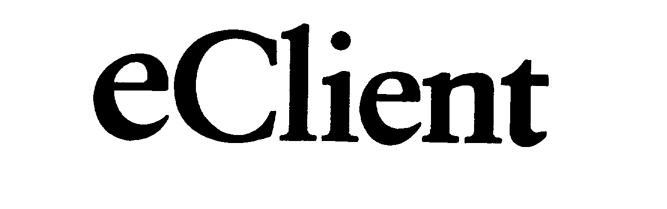 Trademark Logo ECLIENT