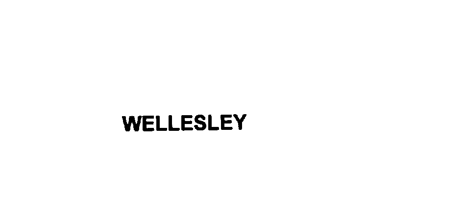 Trademark Logo WELLESLEY