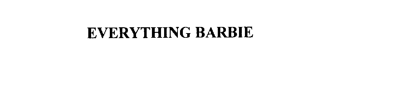  EVERYTHING BARBIE