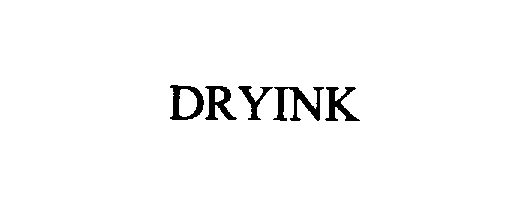 Trademark Logo DRYINK