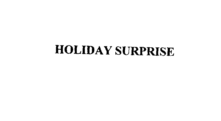  HOLIDAY SURPRISE