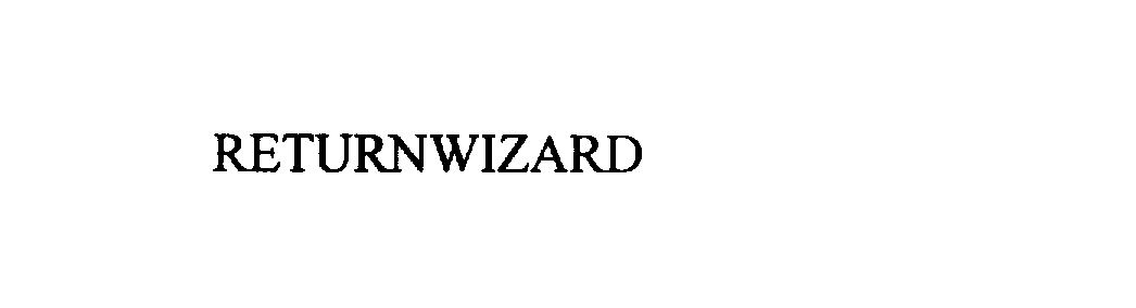 Trademark Logo RETURNWIZARD