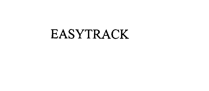 Trademark Logo EASYTRACK