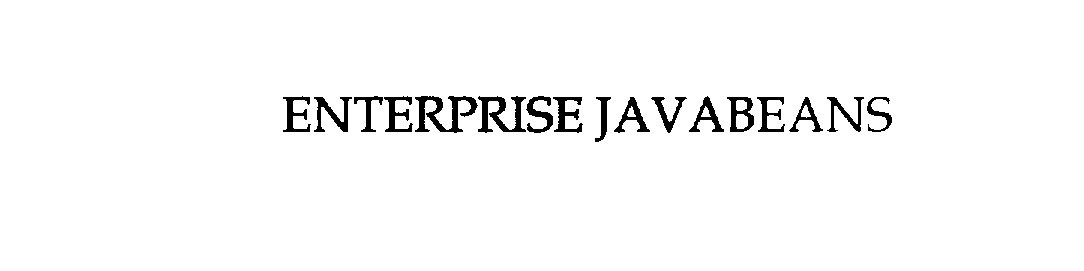 Trademark Logo ENTERPRISE JAVABEANS