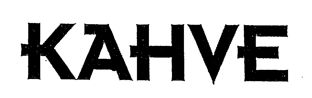 Trademark Logo KAHVE