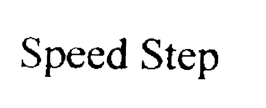 Trademark Logo SPEED STEP