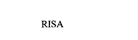 Trademark Logo RISA
