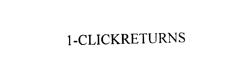 Trademark Logo 1-CLICKRETURNS