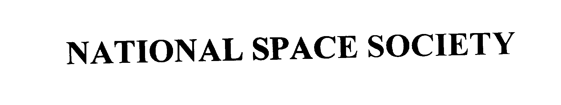  NATIONAL SPACE SOCIETY