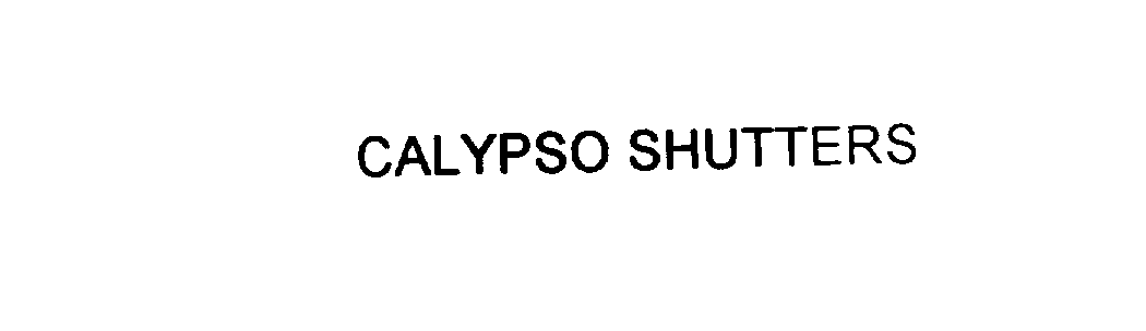  CALYPSO SHUTTERS