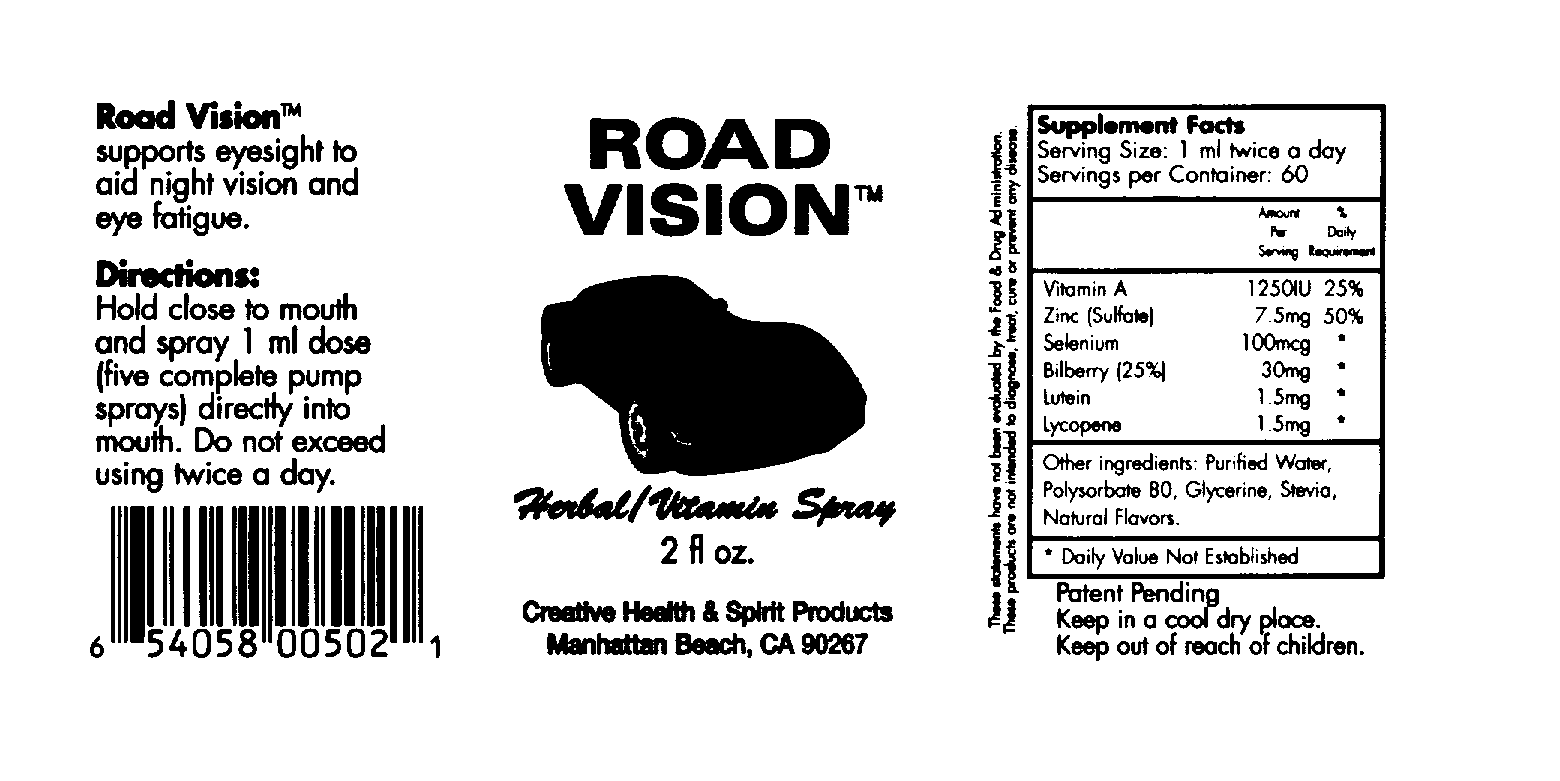 Trademark Logo ROAD VISION